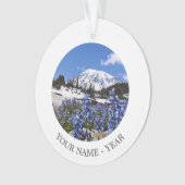 Der Mount Rainier am Paradies-Punkt Ornament (Vorderseite)