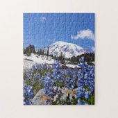 Der Mount Rainier am Paradies-Punkt Puzzle (Vertikal)