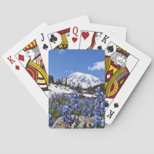 Der Mount Rainier am Paradies-Punkt Spielkarten