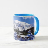 Der Mount Rainier am Paradies-Punkt Tasse (VorderseiteRechts)
