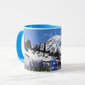 Der Mount Rainier am Paradies-Punkt Tasse (Vorderseite Links)