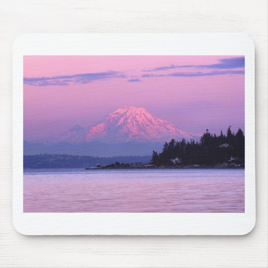 Der Mount Rainier am Sonnenuntergang, Staat Mousepad (Vorne)