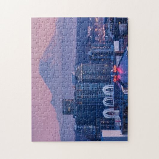 Der Mount Rainier im Hintergrund Puzzle (Vertikal)