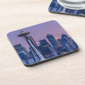 Der Mount Rainier im Hintergrund Untersetzer (Linke Seite)