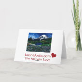 Der Mount Rainier Karte (Rückseite)