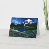 Der Mount Rainier Karte (Vorderseite)