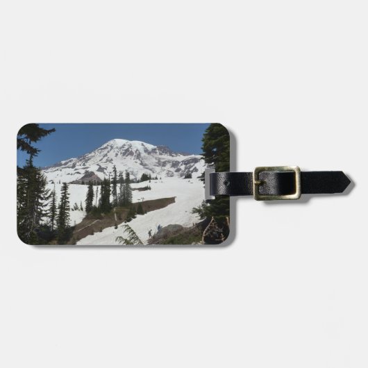 Der Mount Rainier N.P. (Paradies) Gepäckanhänger (Vorderseite horizontal)