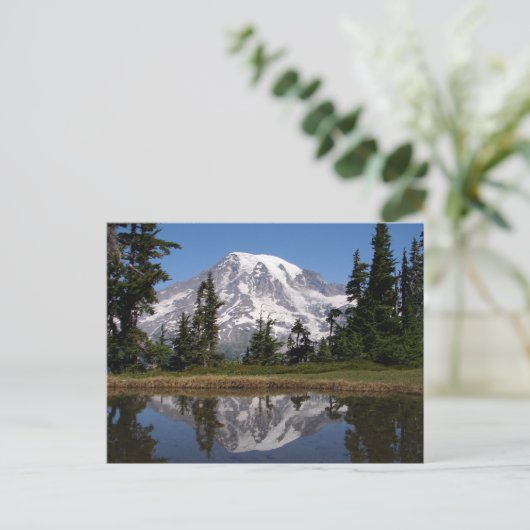 Der Mount Rainier Postkarte (Stehend Vorderseite)