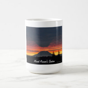 Der Mount Rainier und seine Schatten-Tasse Kaffeetasse