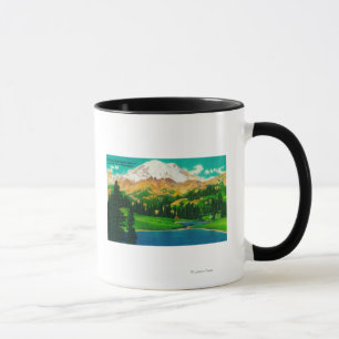 Der Mount Rainier vom Tipsoo See an Tasse