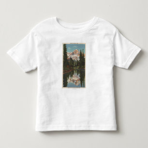 Der Mount Rainier, WA - Mirror See mit Kleinkind T-shirt