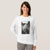 Der Mount Rainier, Washington - Ansicht von T-Shirt (Vorne ganz)