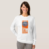 Der Mount- Rainierplakat - Reiten T-Shirt (Vorne ganz)