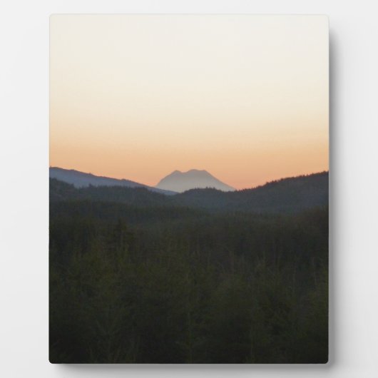 Der Mount- Rainiersonnenaufgang Fotoplatte (Vorderseite)