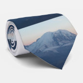 Der Mount- Rainiersonnenuntergang Krawatte (Gerollt)
