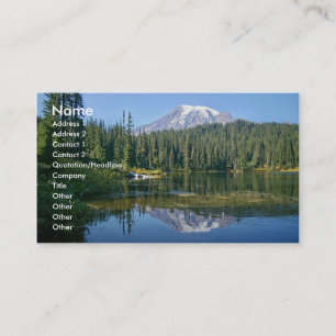 Der Mount- RainierVisitenkarte. Visitenkarte