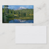 Der Mount- RainierVisitenkarte Visitenkarte (Vorne/Hinten)