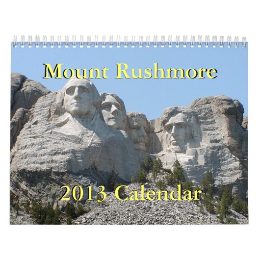 Der Mount Rushmore 2013 Kalender (Titelbild)