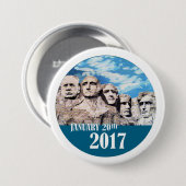 Der Mount Rushmore, am 20. Januar 2017 Button (Vorne & Hinten)