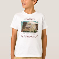 Der Mount Rushmore das viktorianische Shirt Kindes