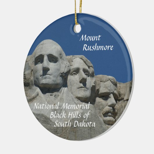 Der Mount Rushmore Keramik Ornament (Links)