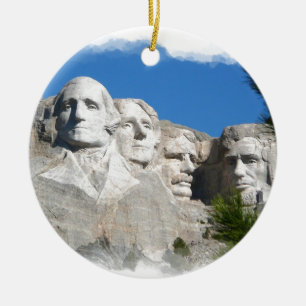 Der Mount Rushmore Keramikornament