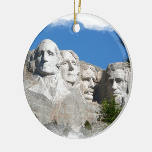 Der Mount Rushmore Keramikornament (Links)