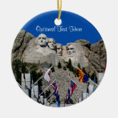 Der Mount Rushmore kundengerechte Foto-Andenken Keramik Ornament (Vorne)