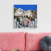 Der Mount Rushmore kundengerechte Foto-Andenken Leinwanddruck (Insitu (Wohnzimmer))