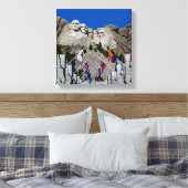 Der Mount Rushmore kundengerechte Foto-Andenken Leinwanddruck (Insitu (Schlafzimmer))