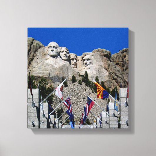 Der Mount Rushmore kundengerechte Foto-Andenken Leinwanddruck (Vorderseite)