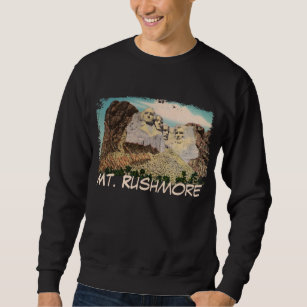 Der Mount Rushmore malte das Shirt der Männer