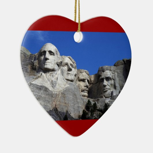 Der Mount Rushmore nationales Erinnerungsmonument Keramikornament (Rechts)