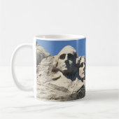 Der Mount Rushmore nationales präsidentialmonument Kaffeetasse (Links)