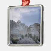 Der Mount Rushmore Silbernes Ornament (Links)