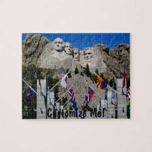 Der Mount Rushmore South Dakota Andenken Puzzle