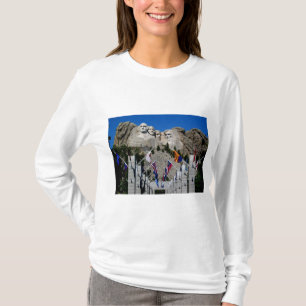 Der Mount Rushmore South Dakota Flaggen-Andenken T-Shirt