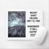 Der Mount Saint Helens am 18. Mai 1980 geschieht Mousepad (Mit Mouse)