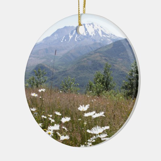 Der Mount Saint Helens Keramik Ornament (Links)