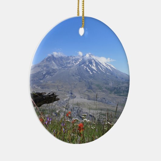 Der Mount Saint Helens Keramik Ornament (Rechts)