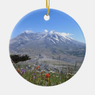 Der Mount Saint Helens Keramik Ornament