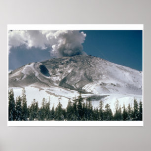 Der Mount Saint Helens - Vor-Eruption Poster