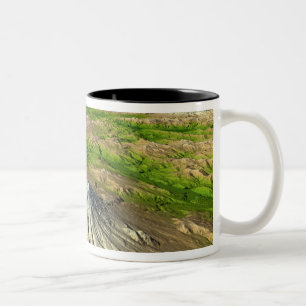 Der Mount Saint Helens Zweifarbige Tasse