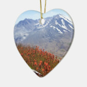 Der Mount- Saint HelensWildblumen Keramikornament (Links)