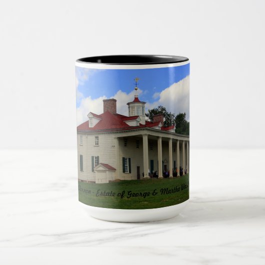 Der Mount- VernonTasse Tasse (Zentrum)