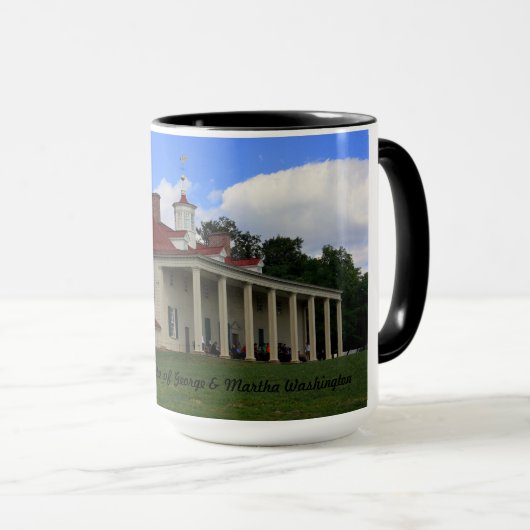 Der Mount- VernonTasse Tasse (VorderseiteRechts)