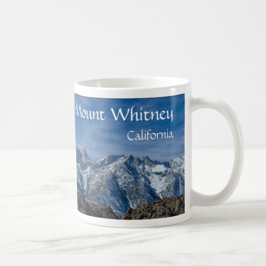 Der Mount- WhitneyTasse Kaffeetasse (Rechts)