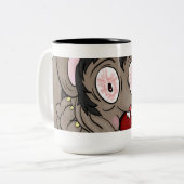 Der Mousetrap Zweifarbige Tasse (Vorderseite Links)