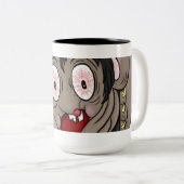 Der Mousetrap Zweifarbige Tasse (VorderseiteRechts)