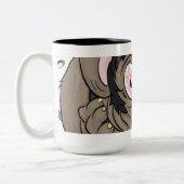 Der Mousetrap Zweifarbige Tasse (Links)
